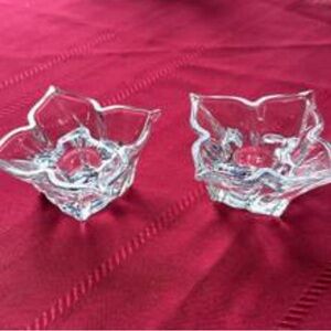 Mikasa “Florale” Crystal Votives
